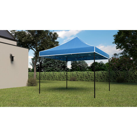 Lizzely Garden & Living Easy up 3x3m blauw luxe zonder zijwanden partytent opvouwbaar Lizzely Garden & Living Easy up 3x3m blauw luxe zonder zijwanden partytent opvouwbaar