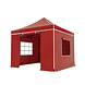 Lizzely Garden & Living Easy up 3x3m rood luxe partytent opvouwbaar Lizzely Garden & Living Easy up 3x3m rood luxe partytent opvouwbaar
