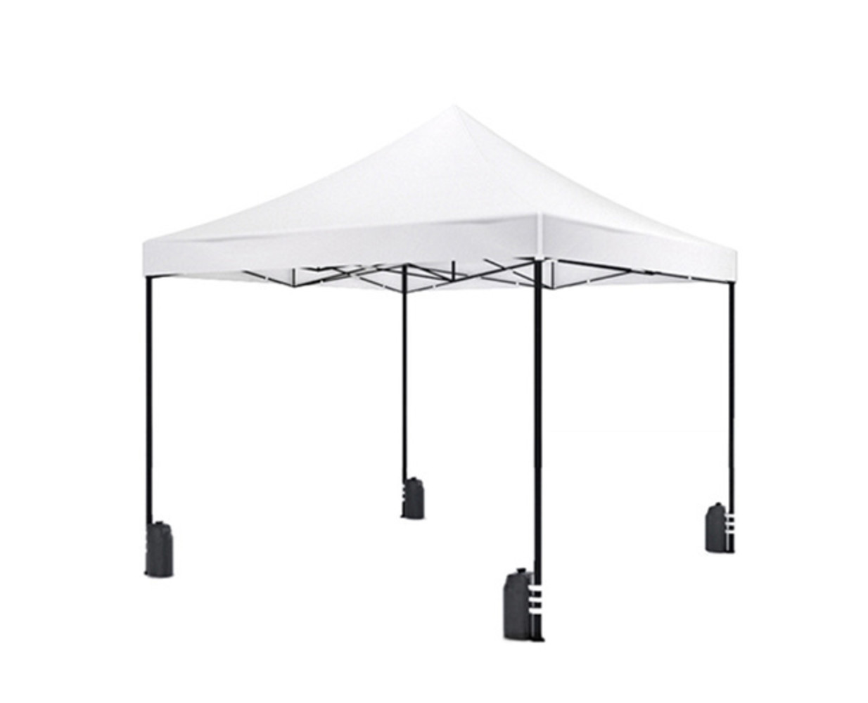 Easy up 3x3m wit luxe partytent opvouwbaar Easy up 3x3m wit luxe partytent opvouwbaar