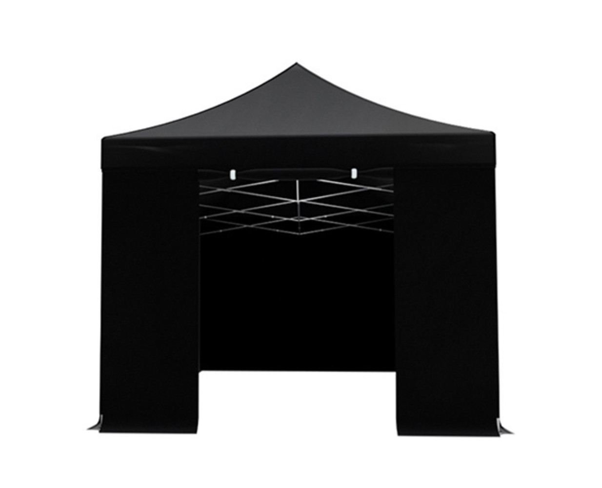 Easy up 3x6m zwart 30mm (aluminium buizen) semi prof partytent opvouwbaar Easy up 3x6m zwart 30mm (aluminium buizen) semi prof partytent opvouwbaar