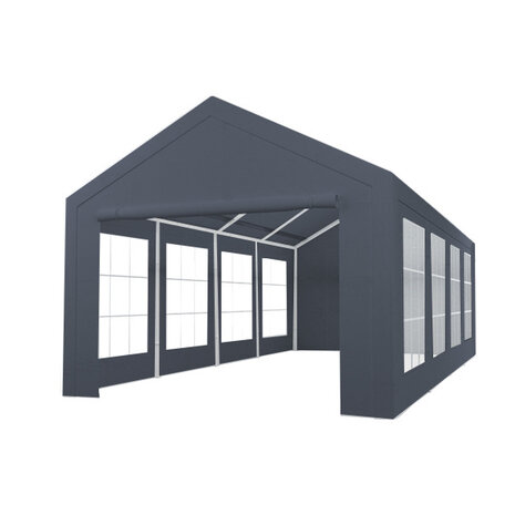 Lizzely Garden & Living Partytent 4x8m grijs semi professioneel