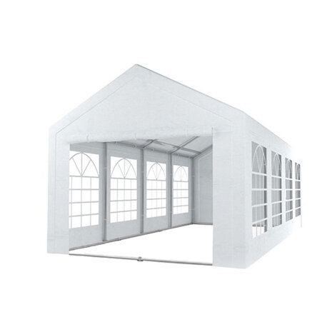 Lizzely Garden & Living Partytent 4x8m PVC met grondframe brandvertragend Lizzely Garden & Living Partytent 4x8m PVC met grondframe brandvertragend