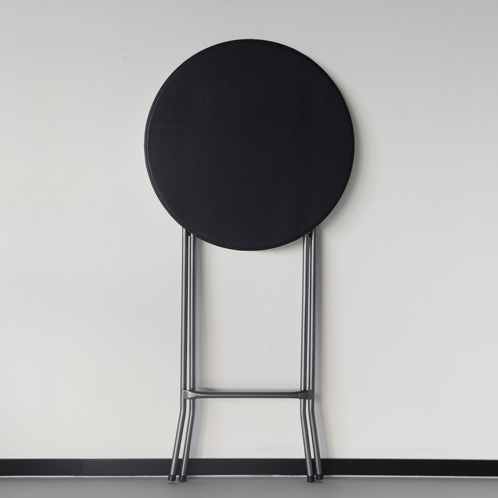 Statafel zwart 60cm breed blad