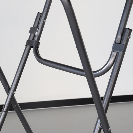 Lizzely Garden & Living Statafel zwart 60cm breed blad