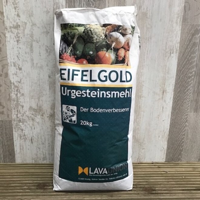 Eifelgold oergesteente bodemverbeteraar