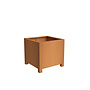 Cortenstaal plantenbak 100x100x80