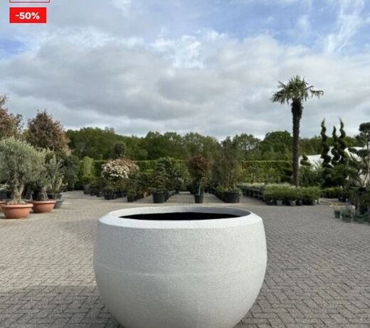 Luxury bowl plantenbak Erik ivoorkleur