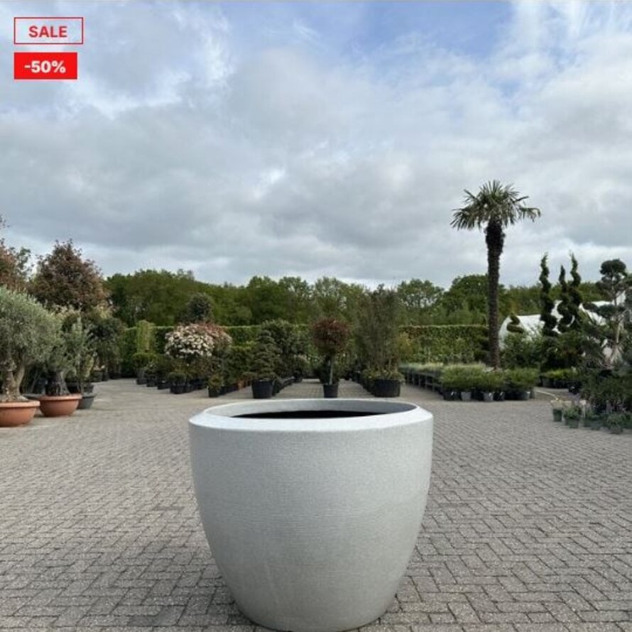 Luxury vase plantenbak Noah ivoorkleur