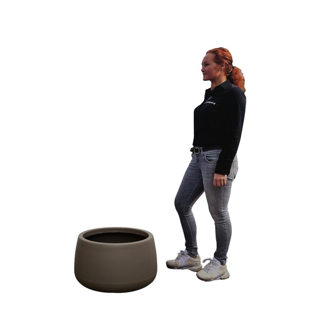 Plantenbak Titano Taupe 65 cm