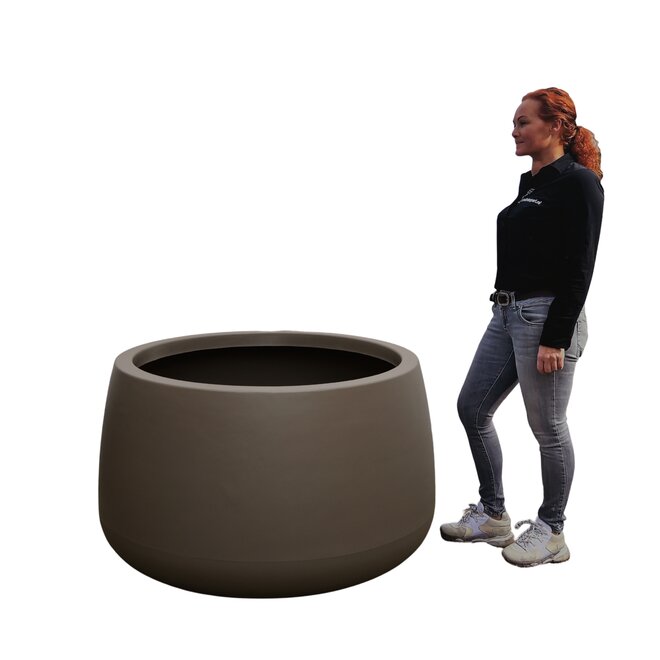 Plantenbak Titano Taupe 125 cm