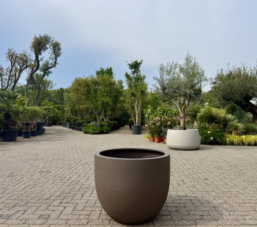 Plantenbak Terreno New Egg Ash Brown (Luca Lifestyle)