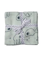 Done by deer Done by deer / Swaddle set / Sea friends blue