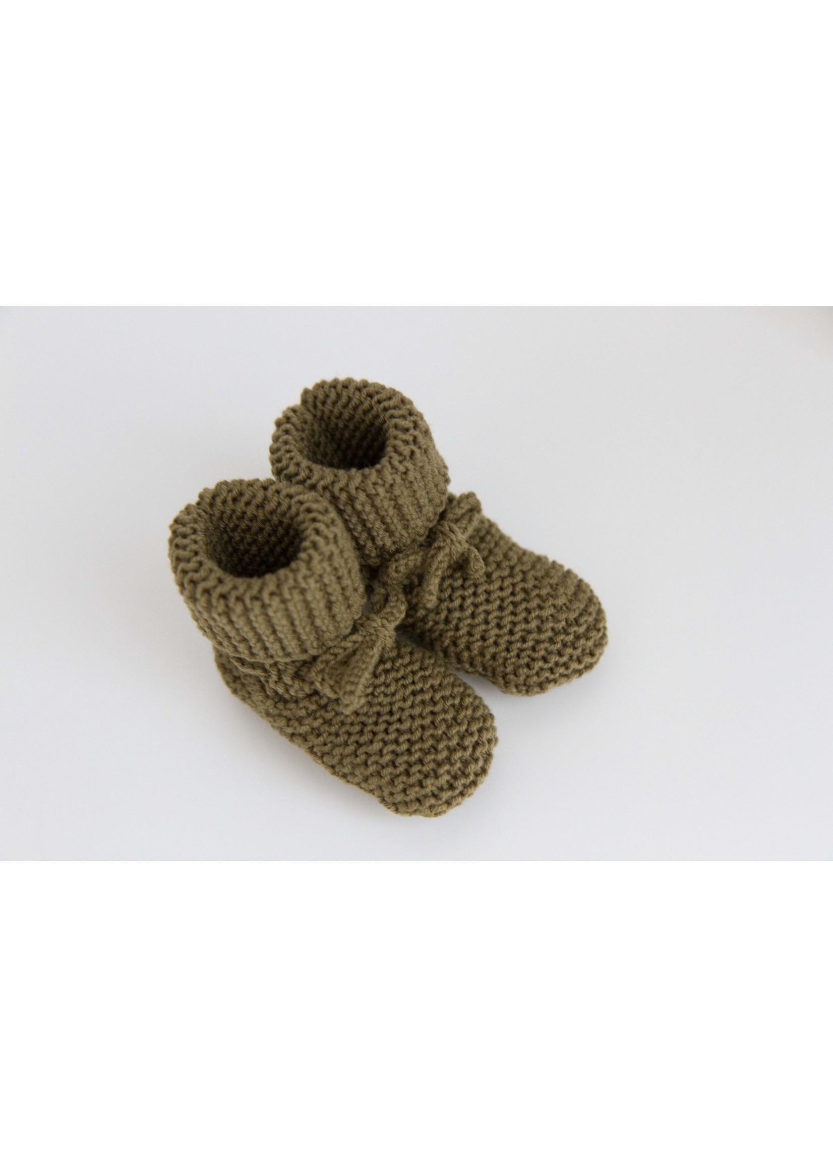 Softie baby Softie baby / Slofjes Merino / Olive