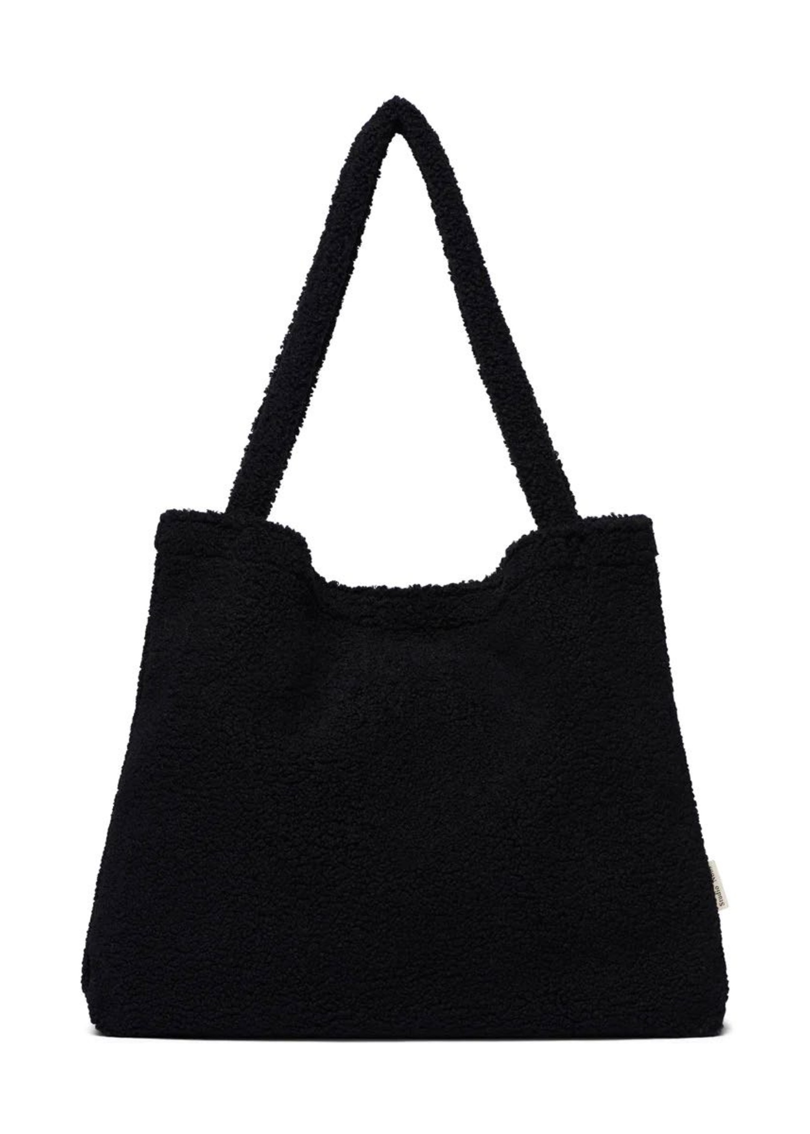 Studio Noos Studio Noos / Mom bag teddy / Zwart