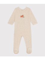 Petit Bateau Petit Bateau / Pyjama fluweel / Baby vosje