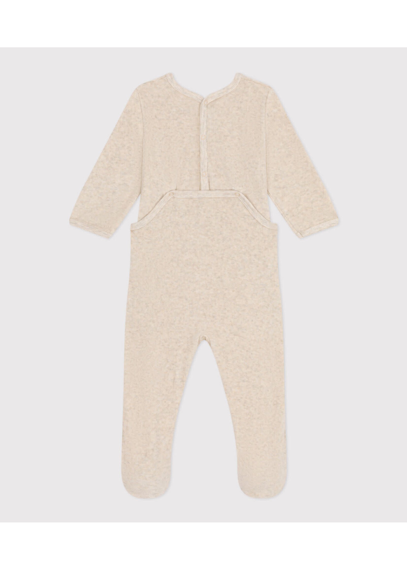 Petit Bateau Petit Bateau / Pyjama fluweel / Baby vosje