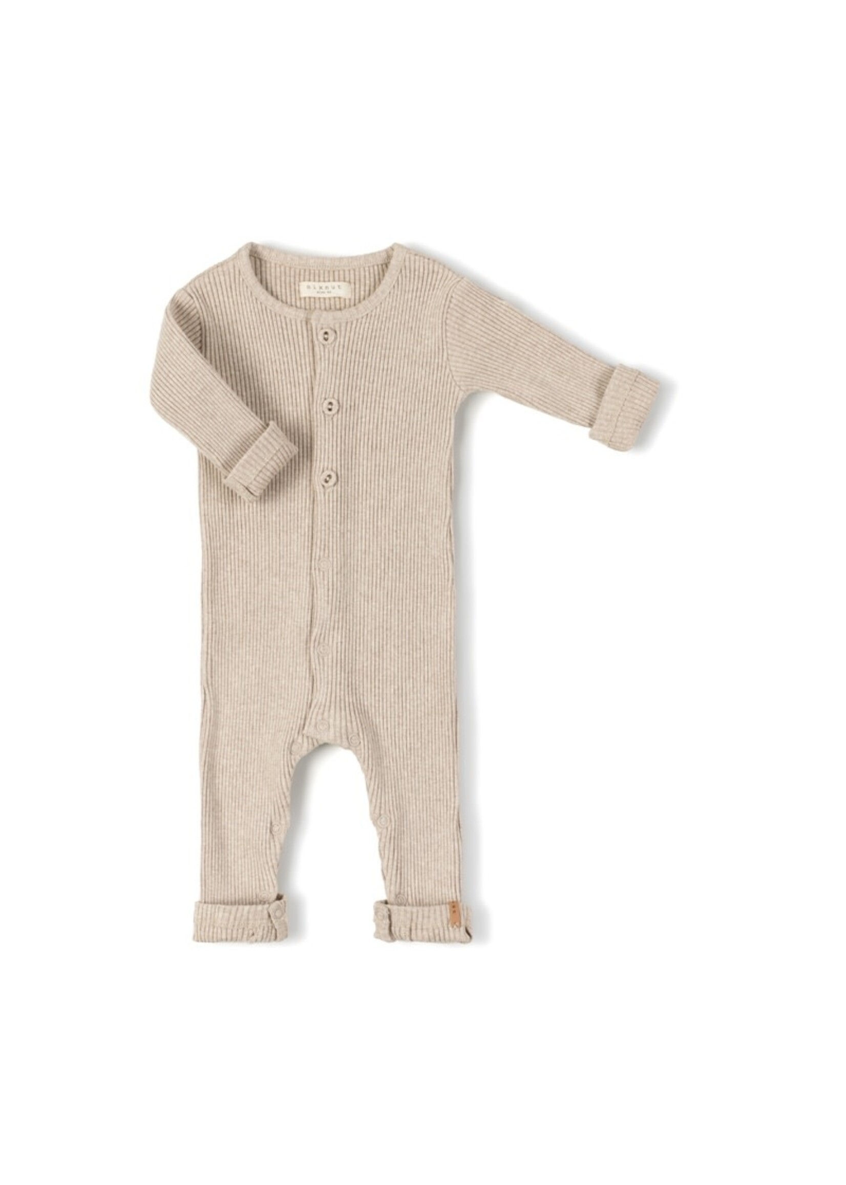 Nixnut Nixnut / Rib onesie / Beige