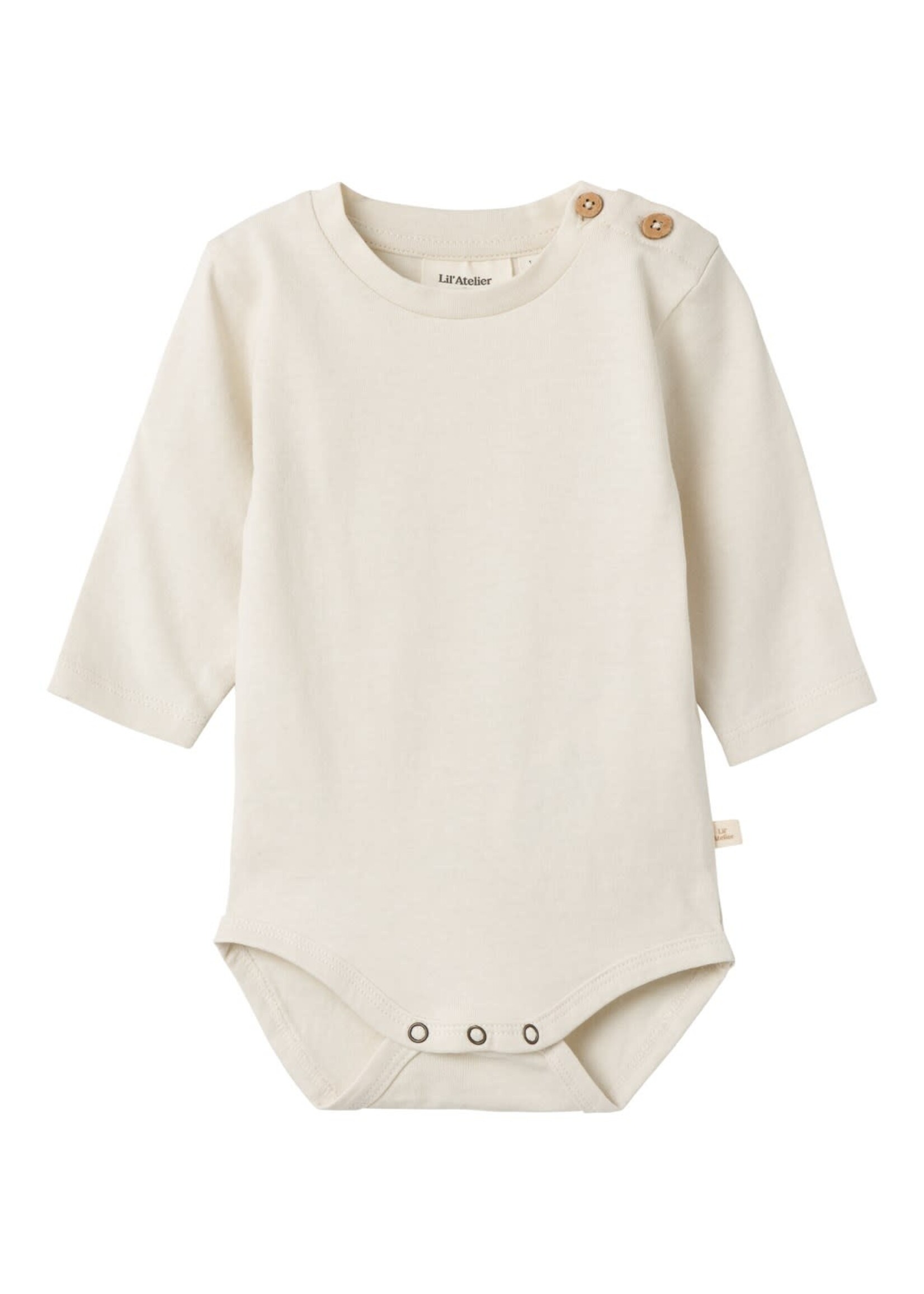 Lil Atelier Lil' Atelier / Body met knopjes / Turtledove