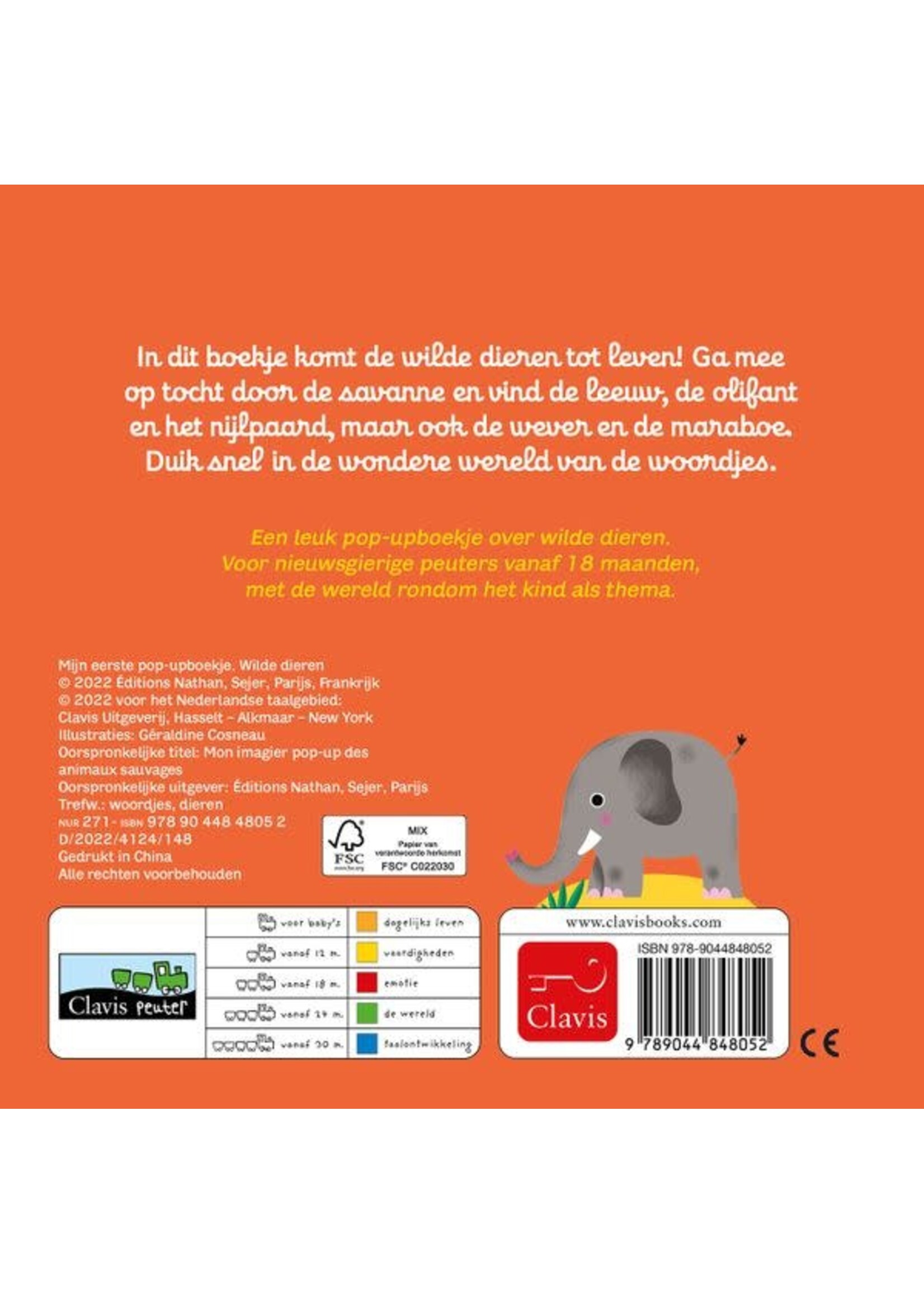 Clavis Clavis / Pop-up boekje / Wilde dieren