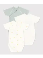 Petit Bateau Petit Bateau / 3 pack bodies / Schildpadjes