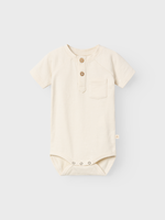 Lil Atelier Lil' Atelier / Body korte mouw / Coconut milk