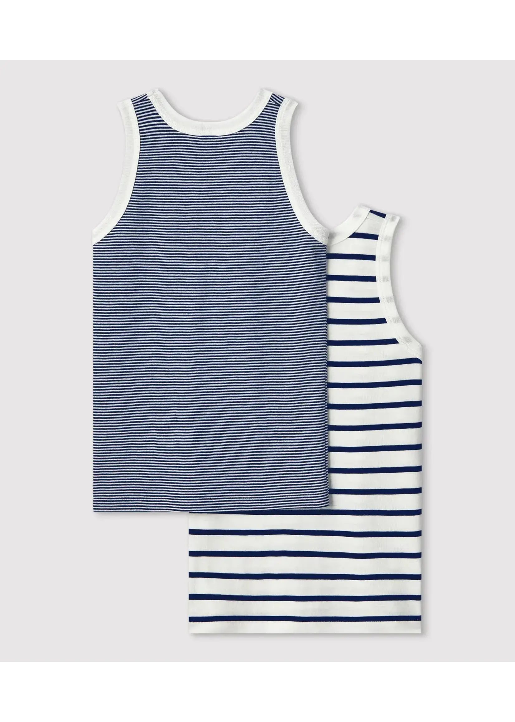 Petit Bateau Petit Bateau / Set jongens onderhemdjes / Streepjes