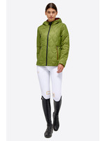 RG RG nylon hooded puffer jacket green