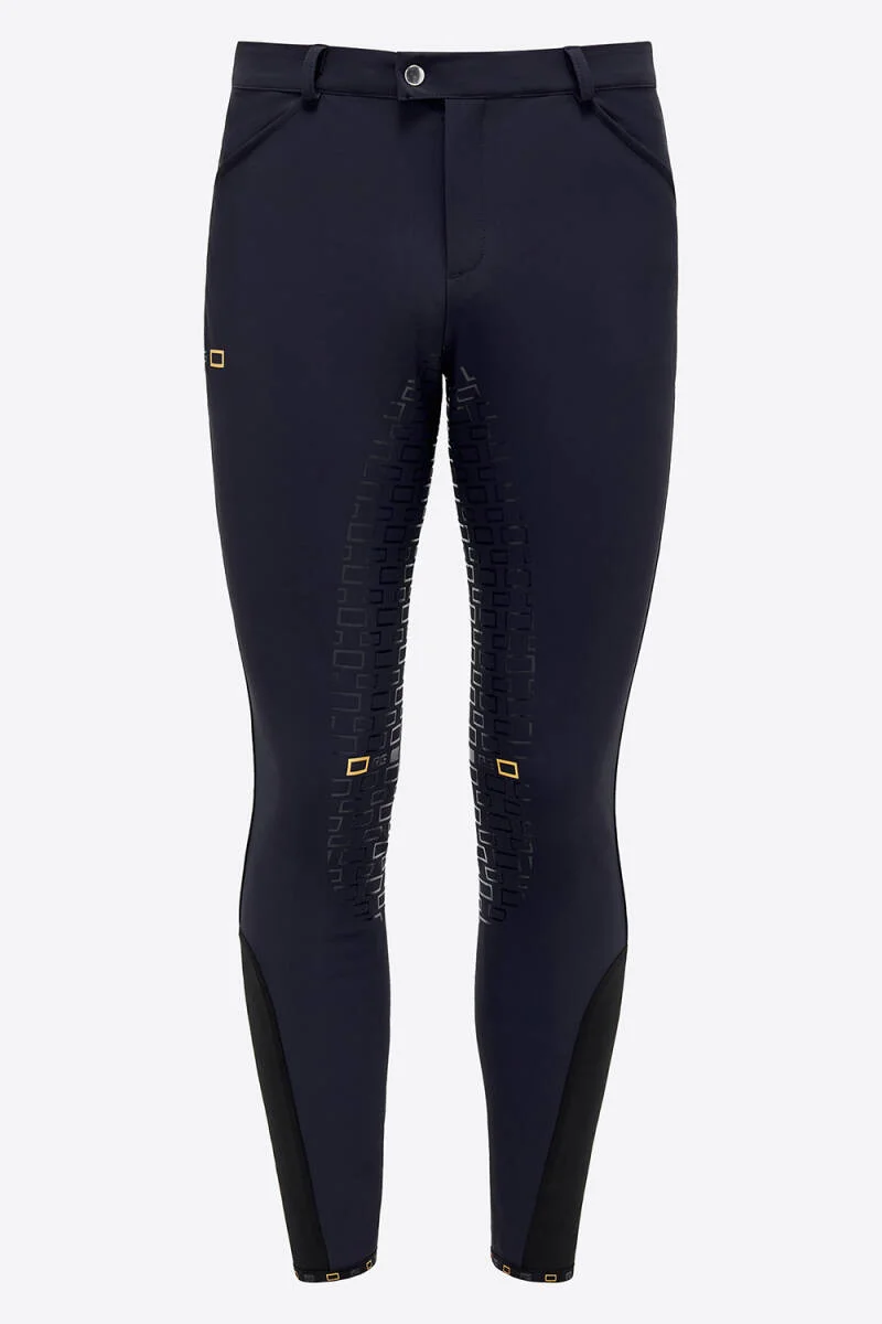 RG mens full grip riding breeches dark blue Equestrian Style