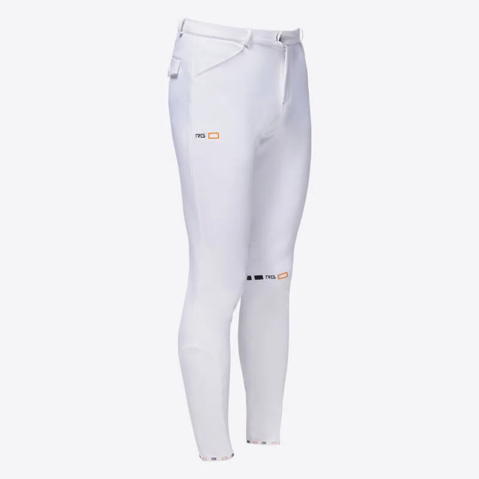 RG RG mens riding breeches knee grip white