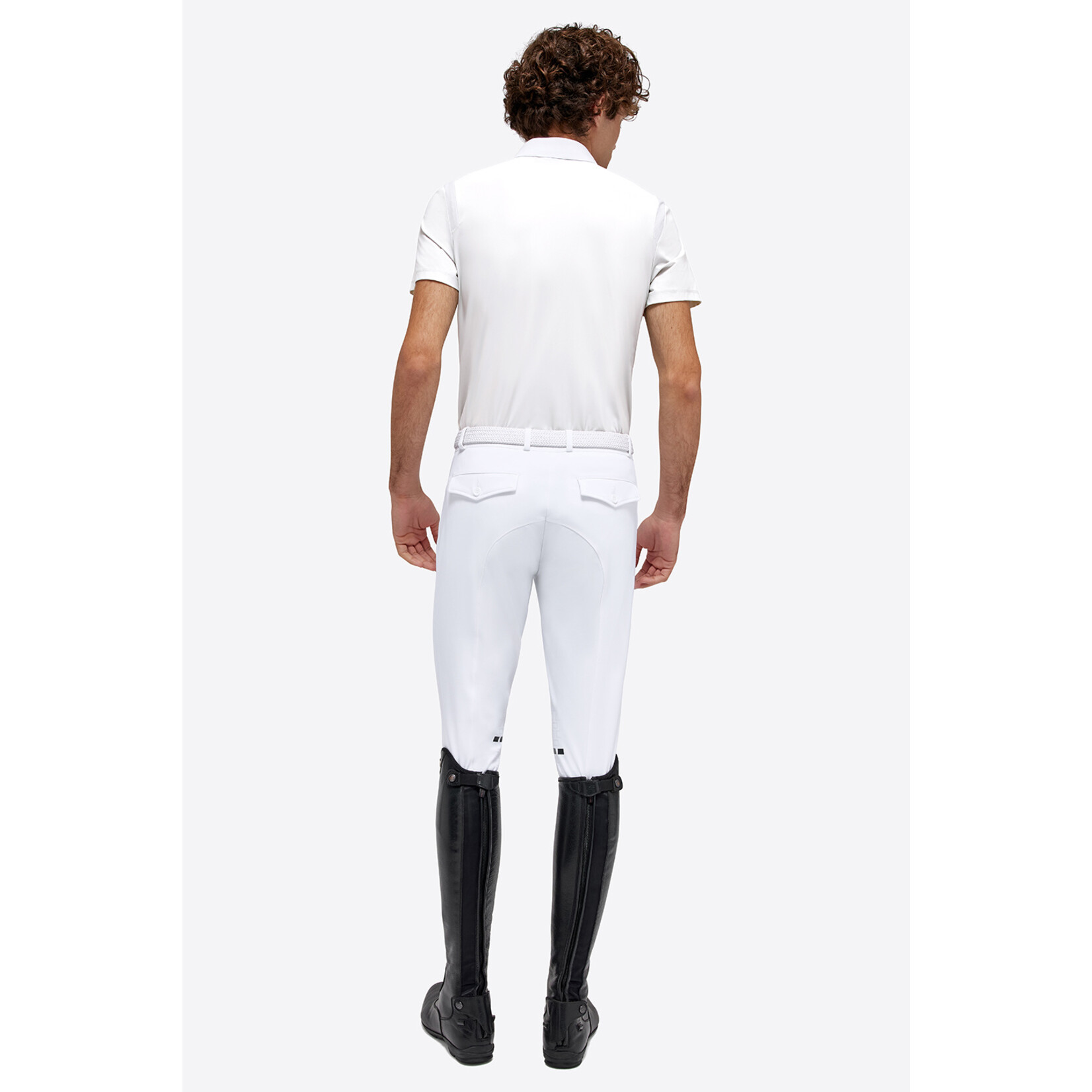 RG RG mens riding breeches knee grip white