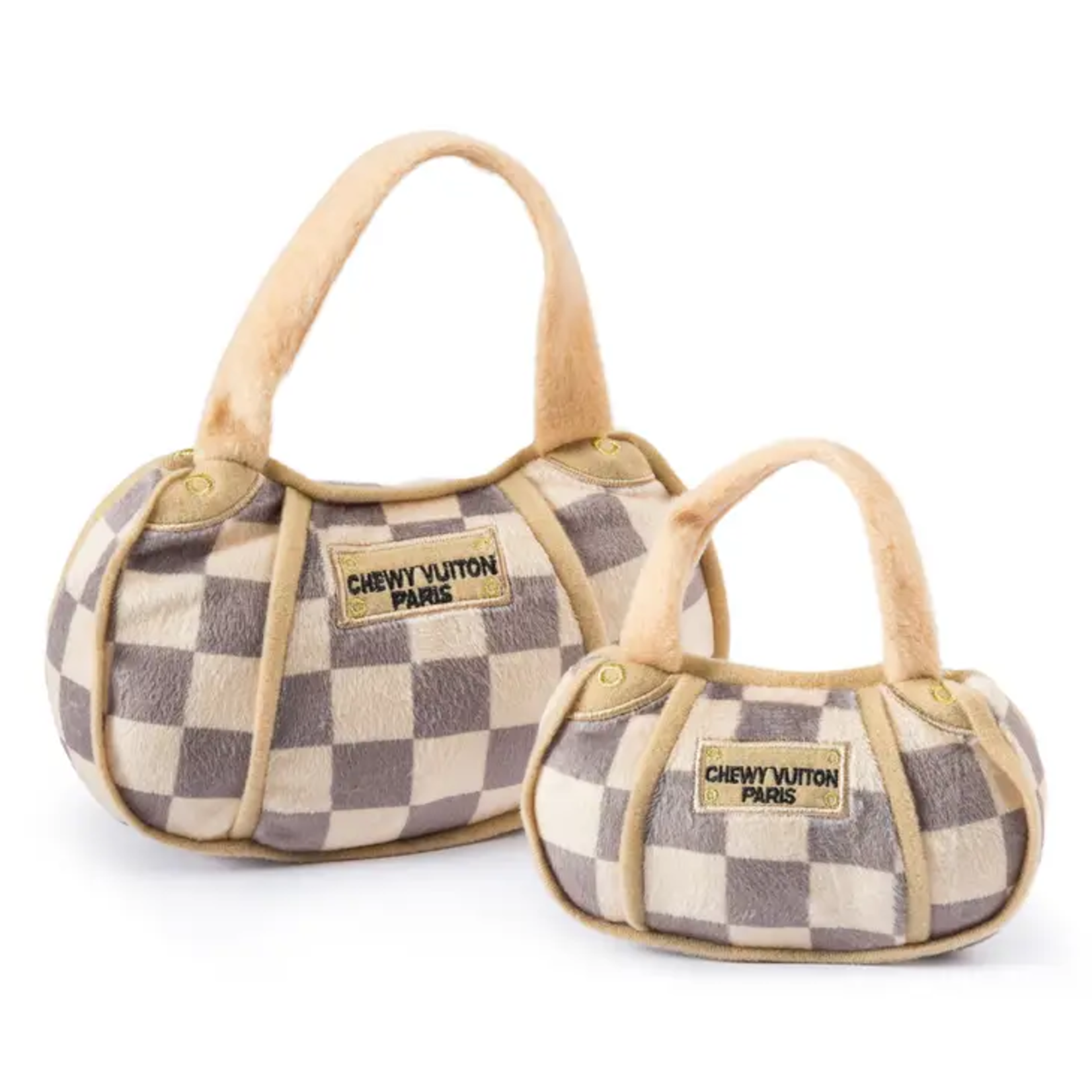 Haute Diggity Dog Checker chewy vuiton handbag