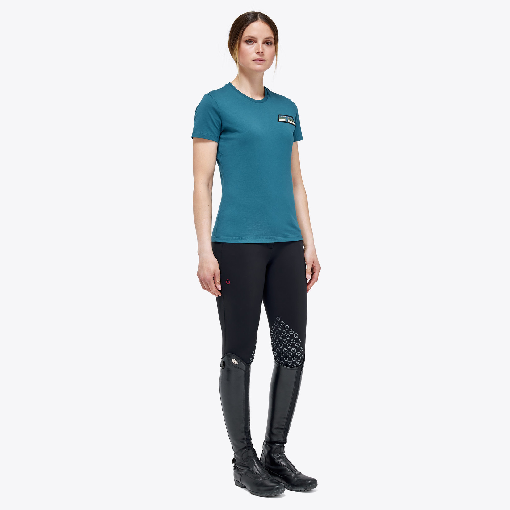 Cavalleria Toscana Cavalleria toscana katoenen t-shirt groen