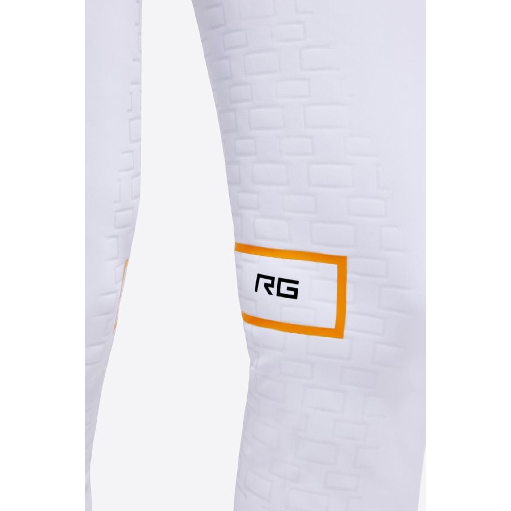 RG RG dames hoge taille full grip rijbroek wit