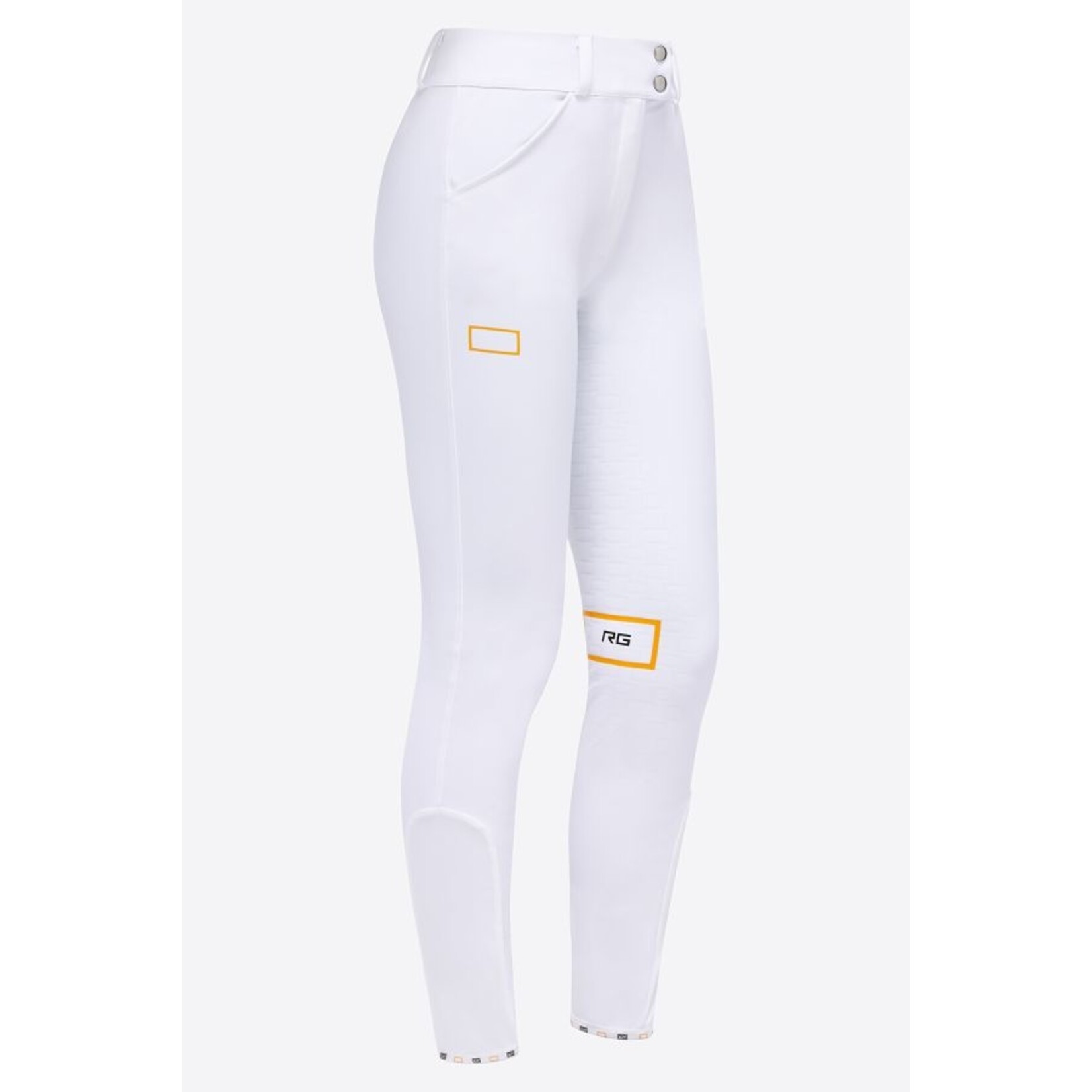 RG RG dames hoge taille full grip rijbroek wit