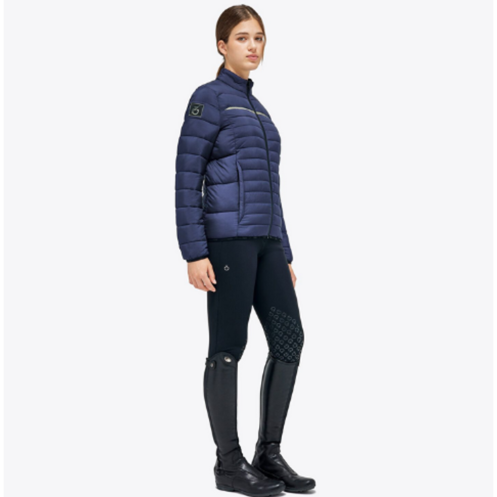 Cavalleria Toscana Cavalleria toscana dames quilted nylon puffer jacket