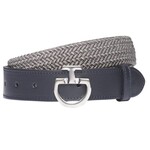 Cavalleria Toscana Cavalleria toscana elastische heren riem blauw