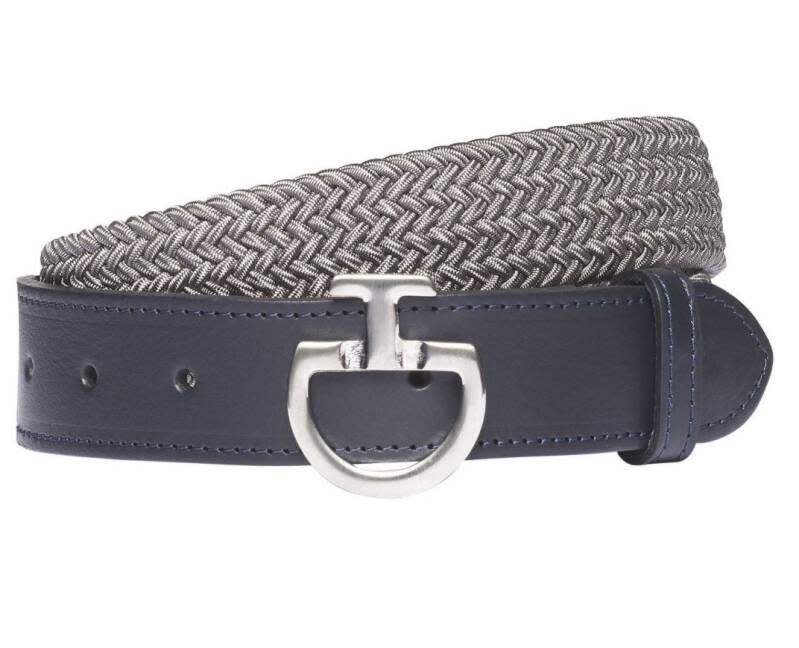 Cavalleria toscana elastic belt men's navy - Equestrian Style Exclusive ...