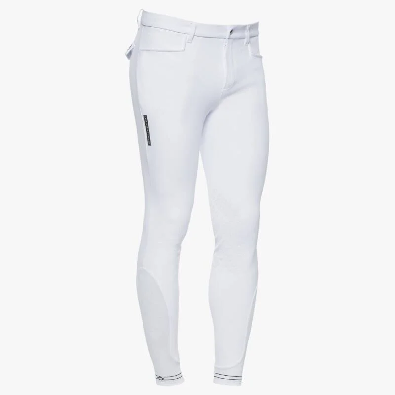 Cavalleria Toscana Cavalleria toscana men's knee grip breeches perforated logo