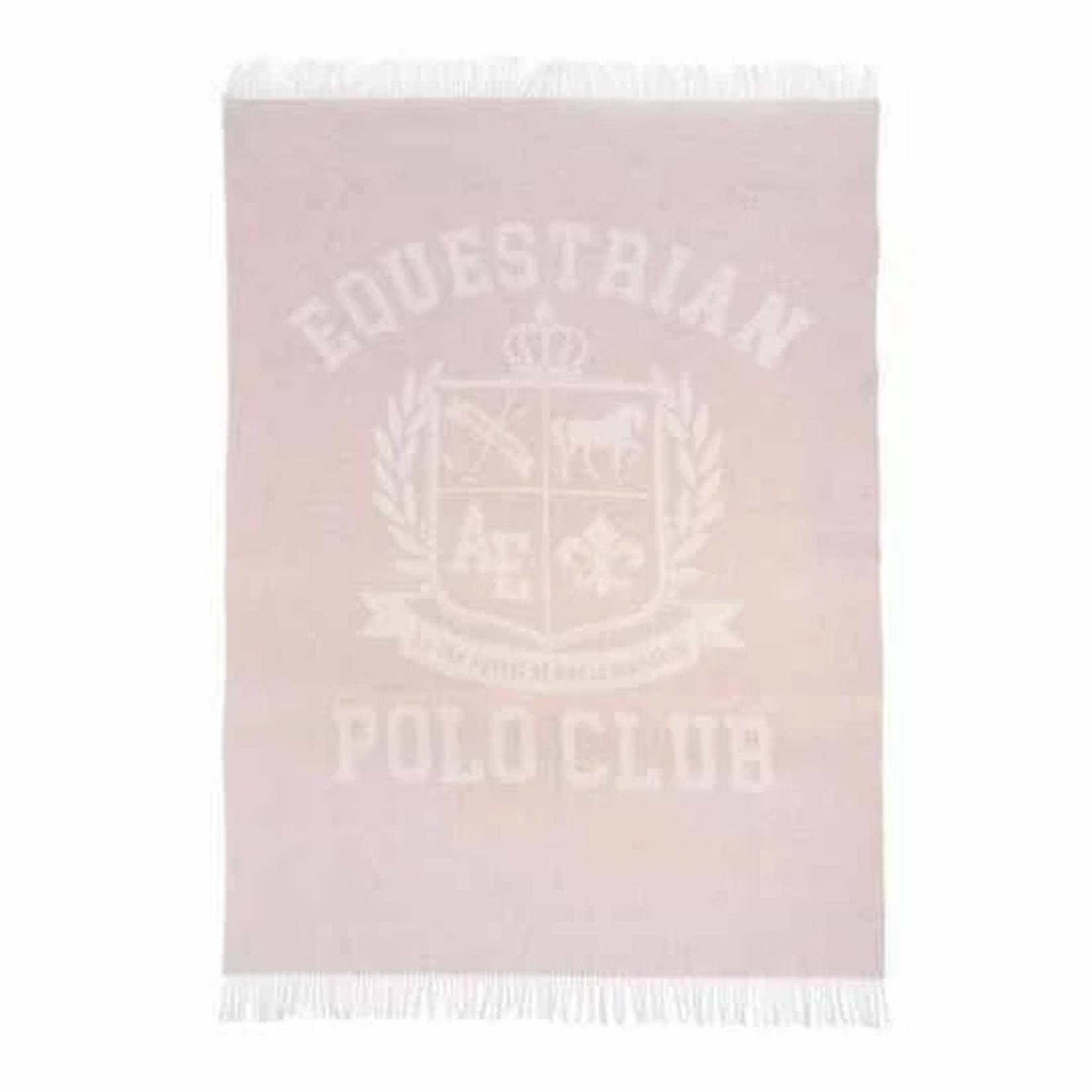 Adamsbro Adamsbro wool cashmere polo throw pink