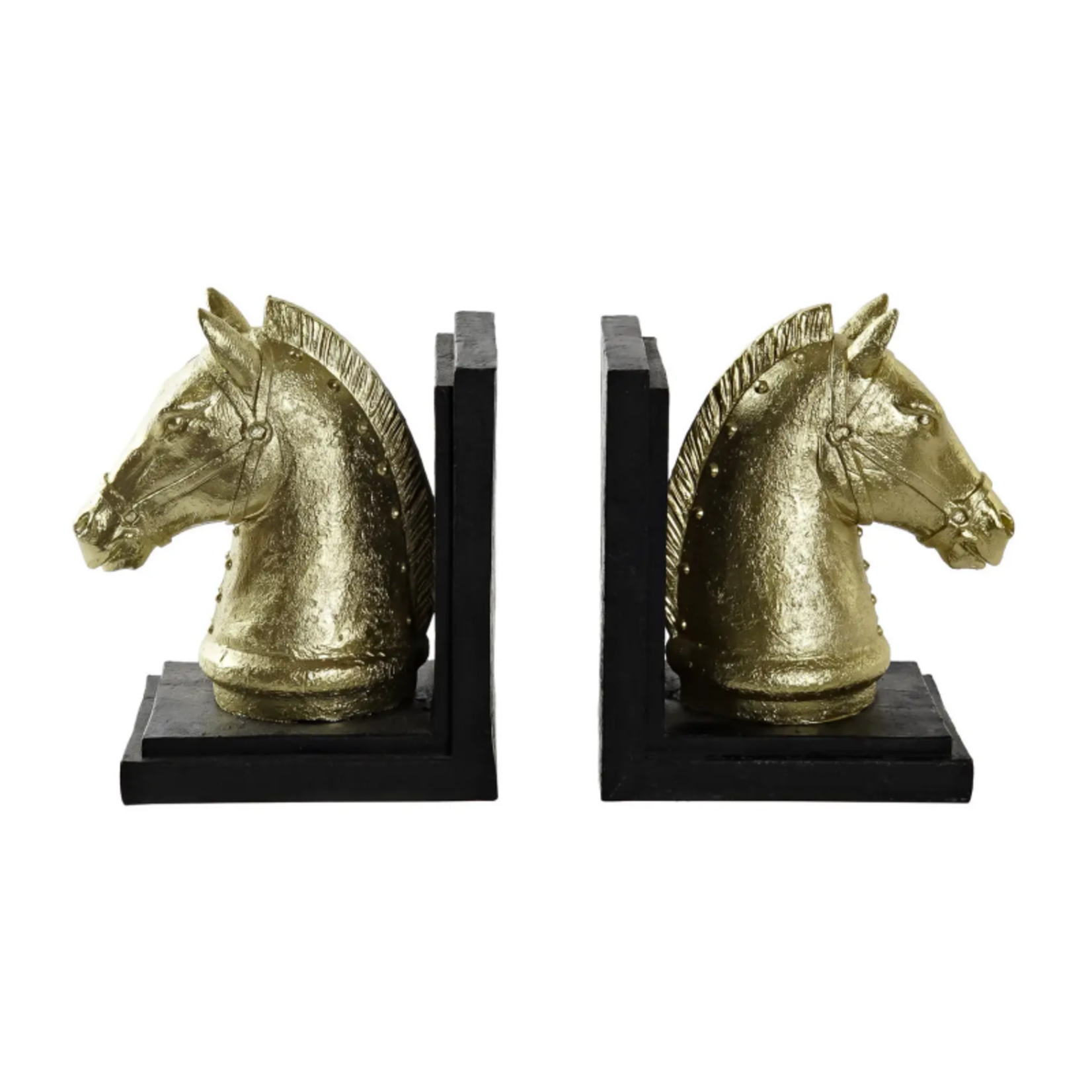 Horses and Lifestyle Equestrian style boekenhouder paard goud