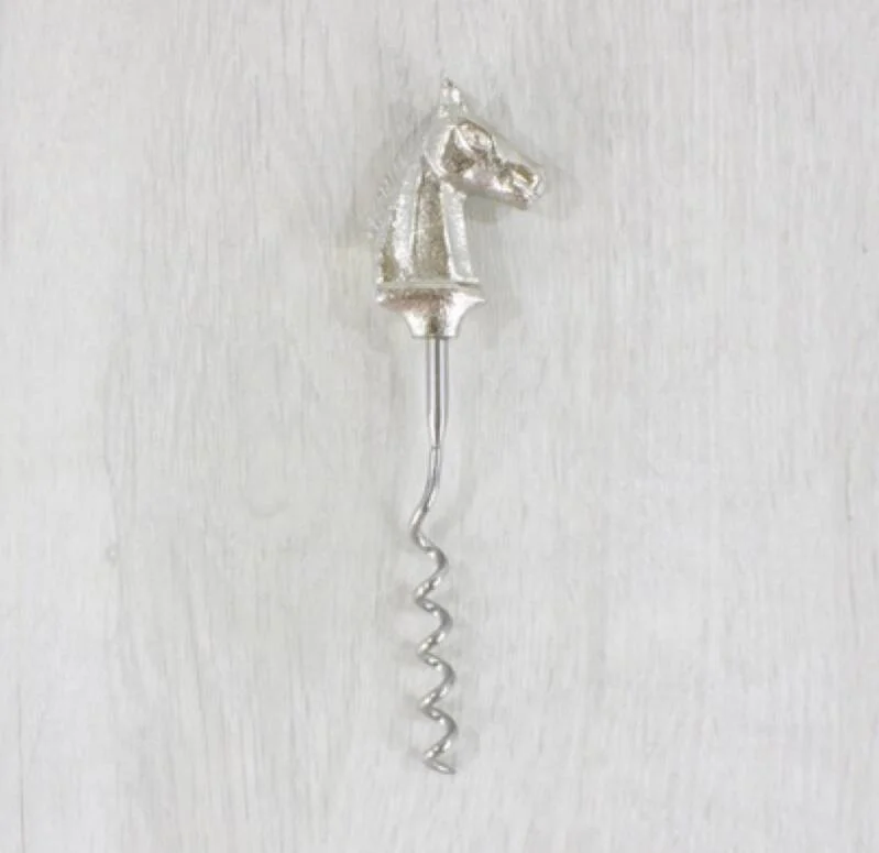 Equestrian style silver horse cork crew Equestrian Style Exclusive
