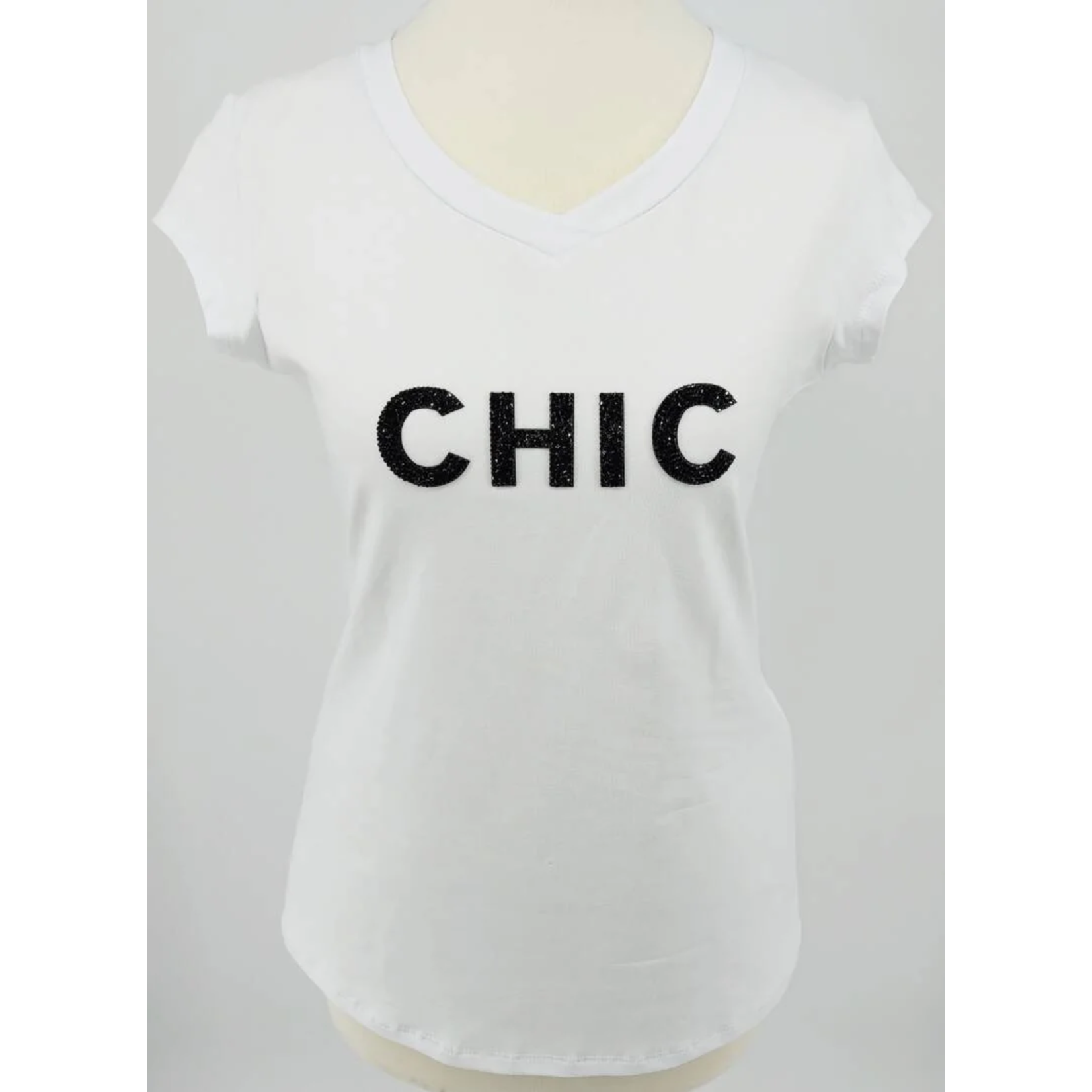 Equestrian-style Equestrian style t-shirt white swarovski rocks chic