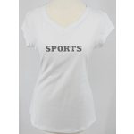 Equestrian-style Equestrian style t-shirt wit swarovski sports