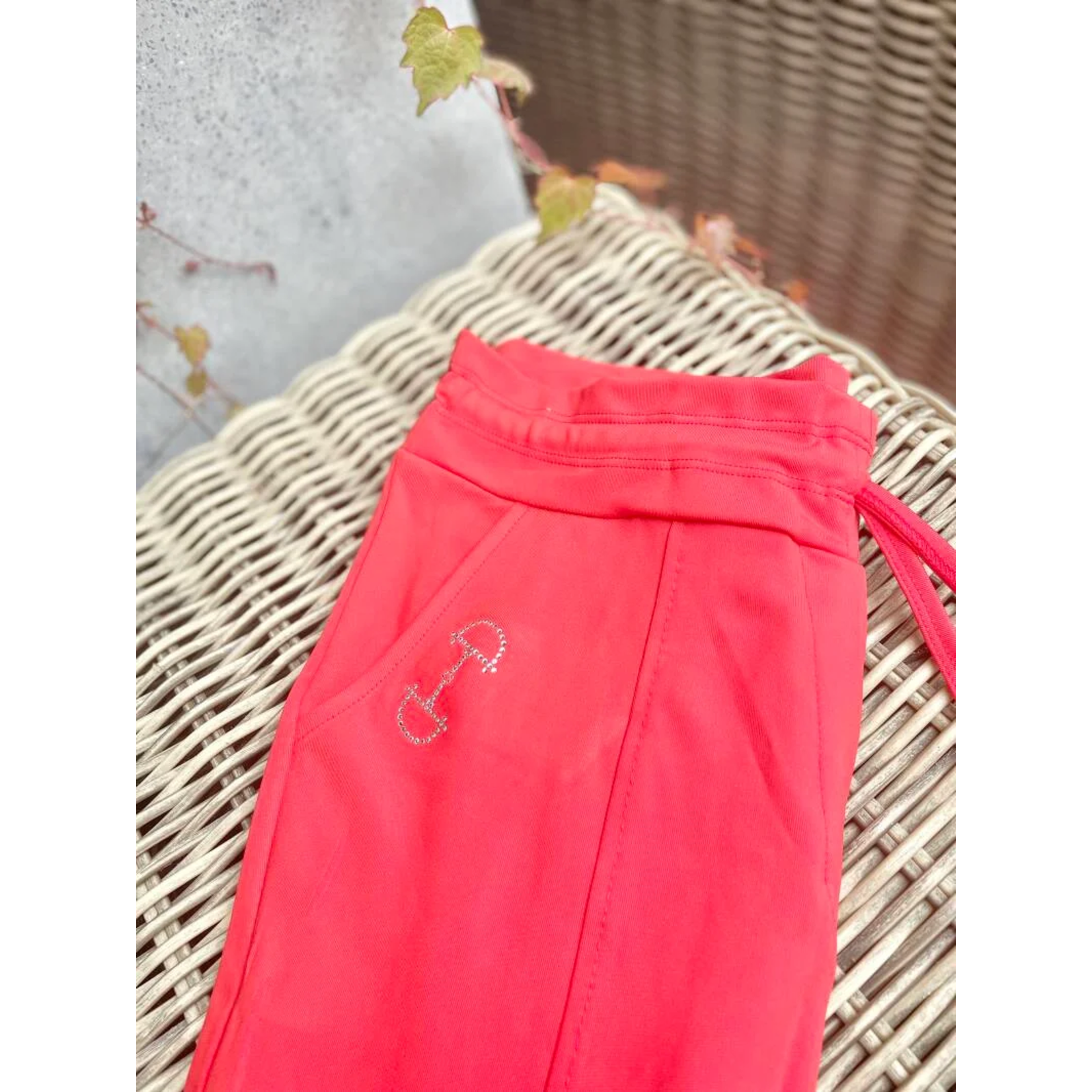 Equestrian-style Equestrian style travel breeches red
