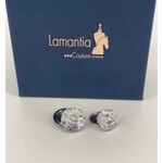 Lamantia Couture Nederland Swarovski button crystal big single with back 16mm