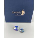 Lamantia Couture Nederland Swarovski knoop crystal ab klein met achterkant 14mm