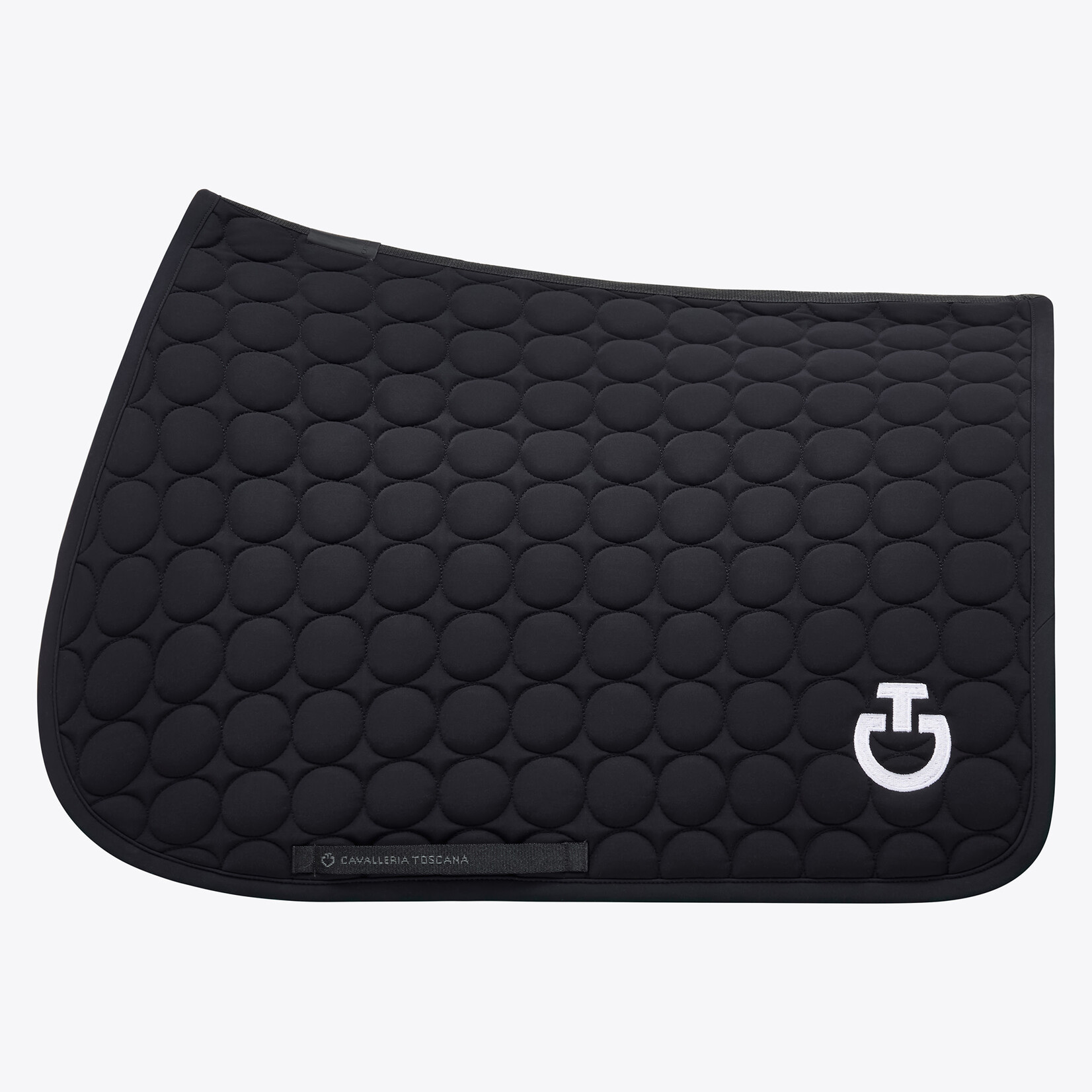 Cavalleria Toscana Cavalleria toscana circle quilted dressage saddle pad black