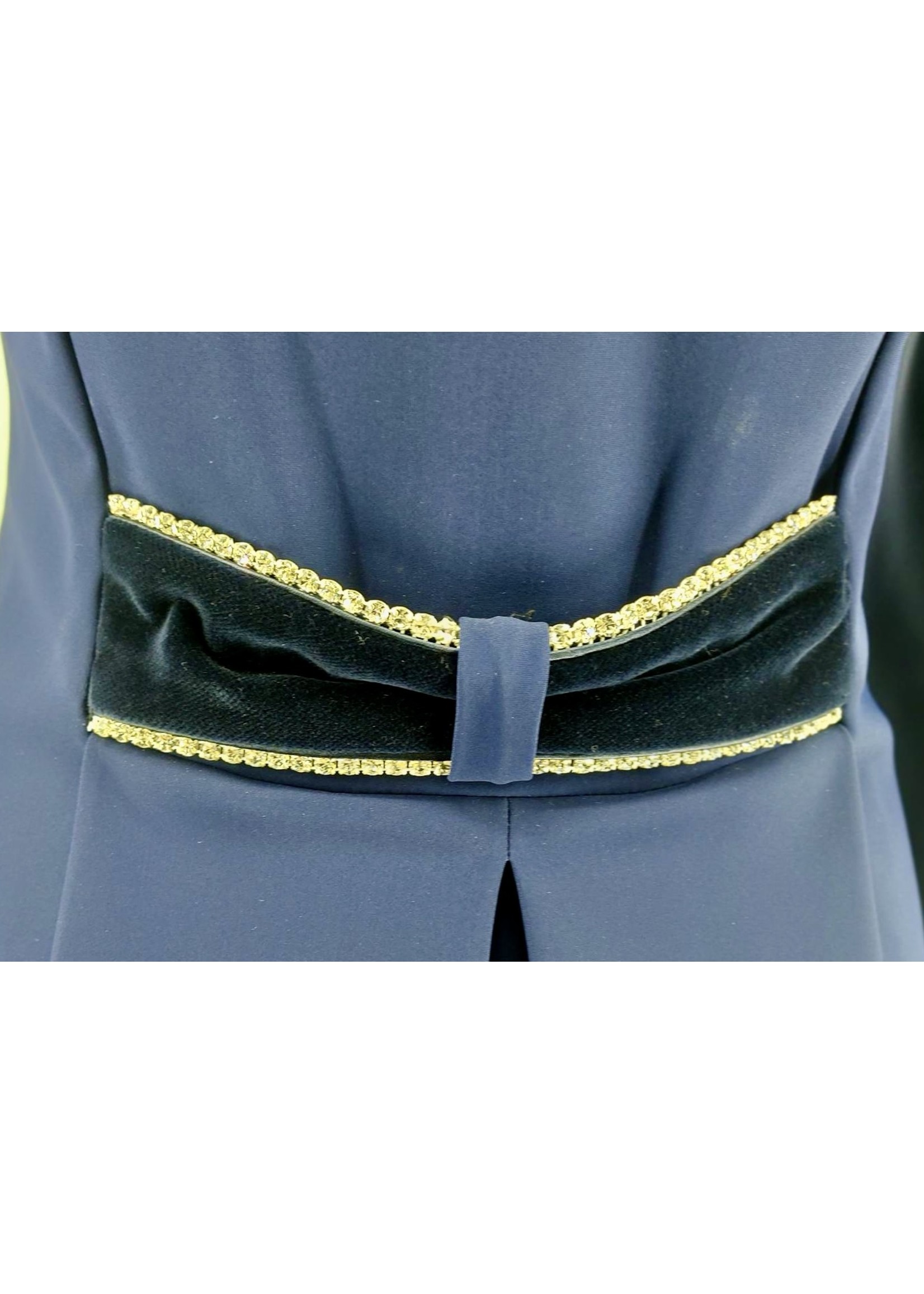 Lamantia Couture Nederland Competition jacket sportive light blue velvet