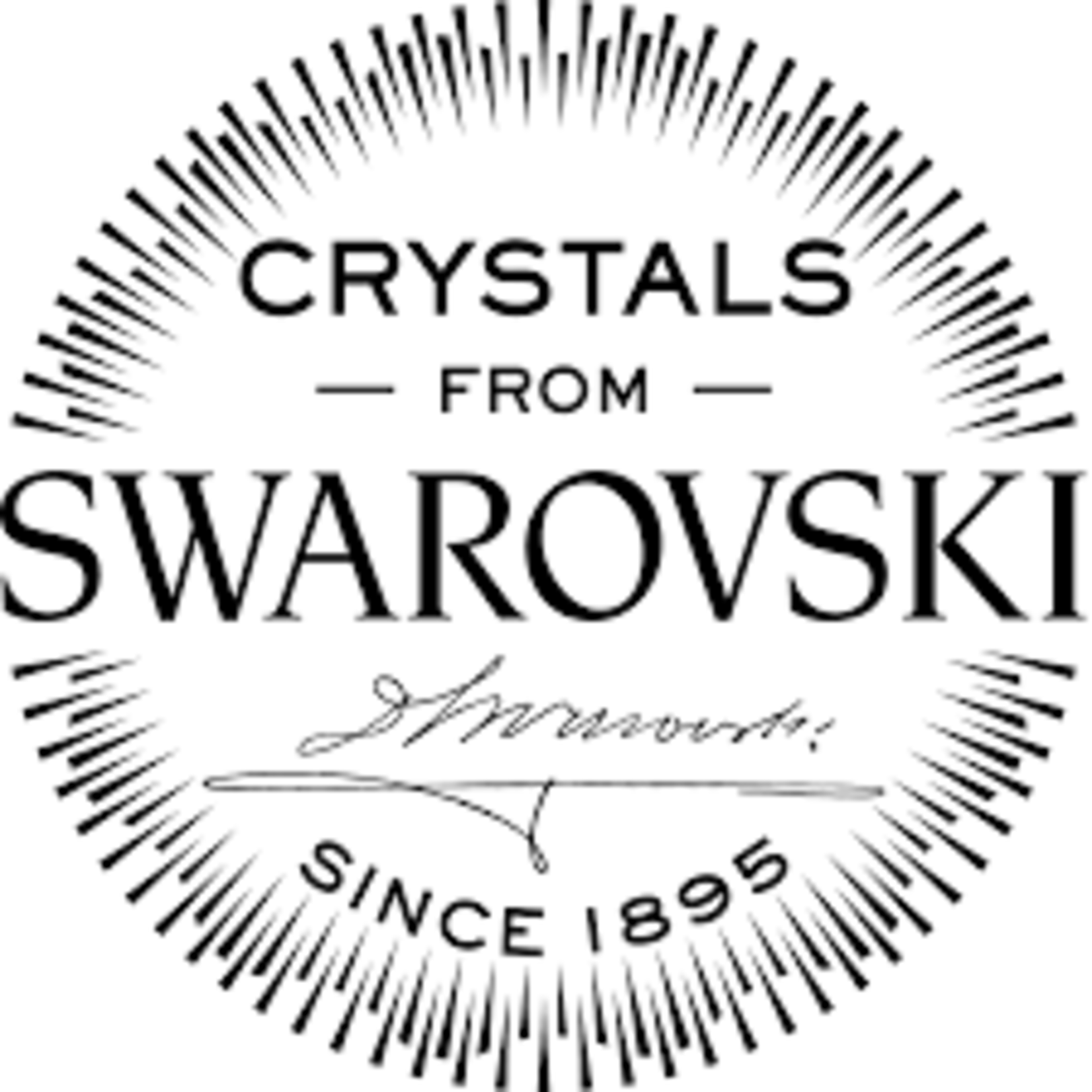 Eigen merk Swarovski knopen set crystal ab met achterkant slipjas