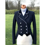 Lamantia Couture Nederland DEMO Lamantia Couture short tailcoat dark blue-white (sizes 32)